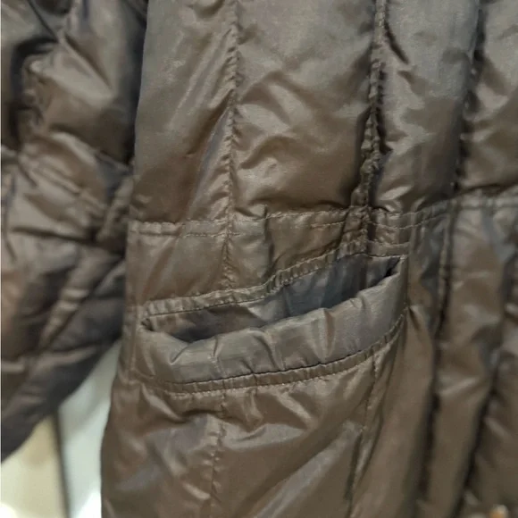 Versace Dark Brown Puffer Coat - Picture 7 of 14